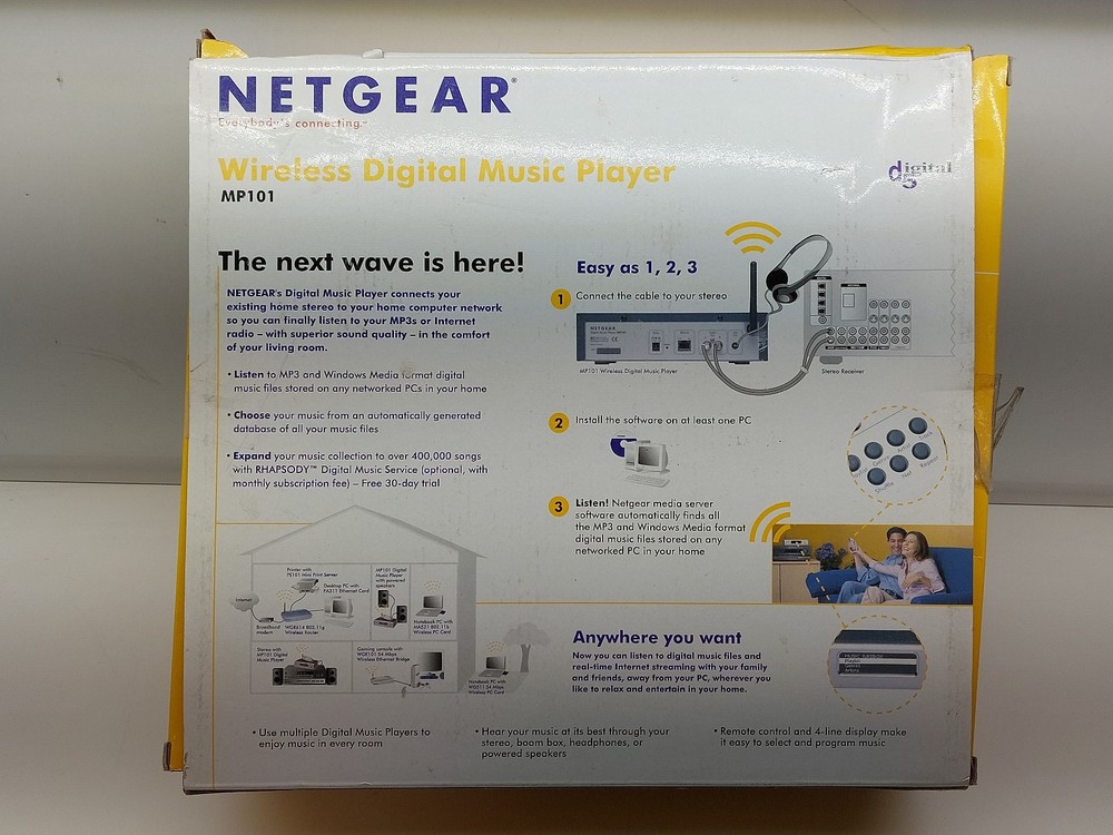 Netgear Wireless Digital Music Player MP101