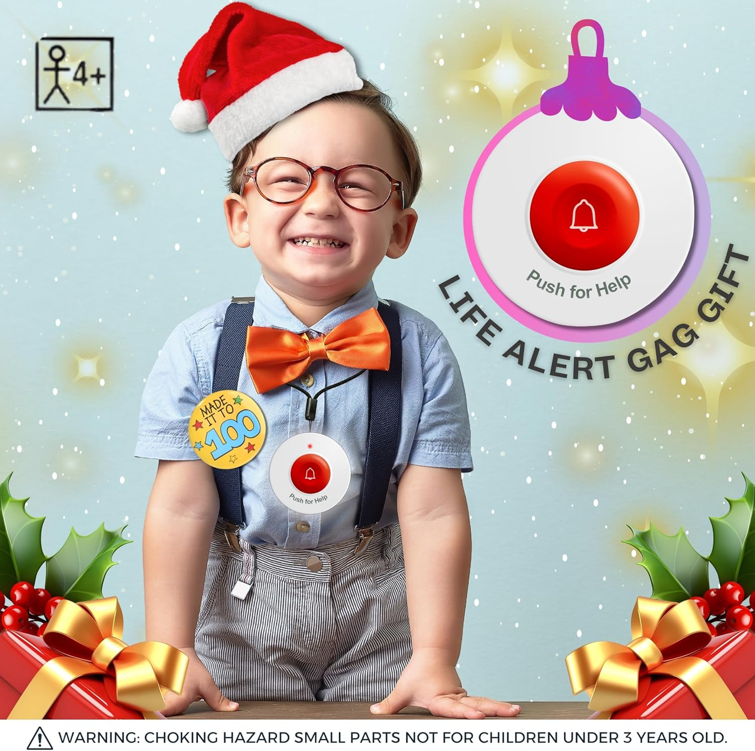 Life Alert Medical Call Button for Elderly at Home 100 Days of School - Compatib