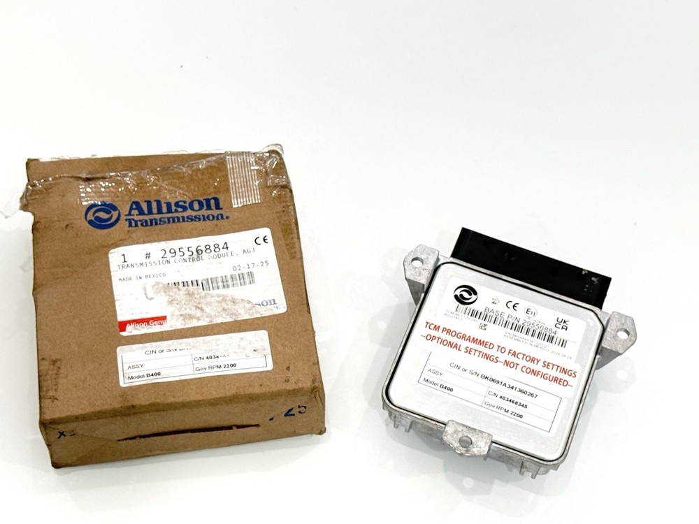 ALLISON TRANSMISSION CONTROL MODULE A63 29556884