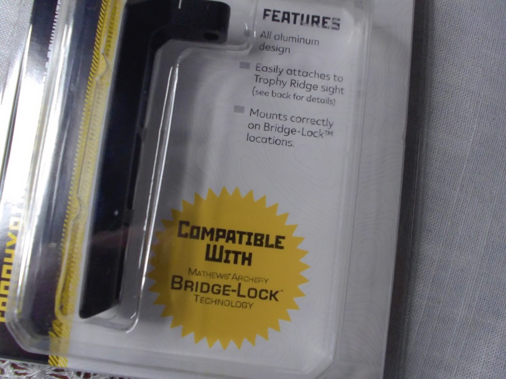 Trophy Ridge SIGHT MOUNT BRACKET BRIDGE-LOCK™ Mathews BRACKET ASBLFM