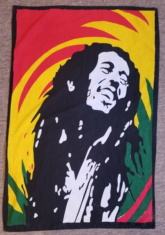 Colorful 100% Cotton Bob Marley Rasta Reggae Tapestry/Wall Hanging- 28x42"