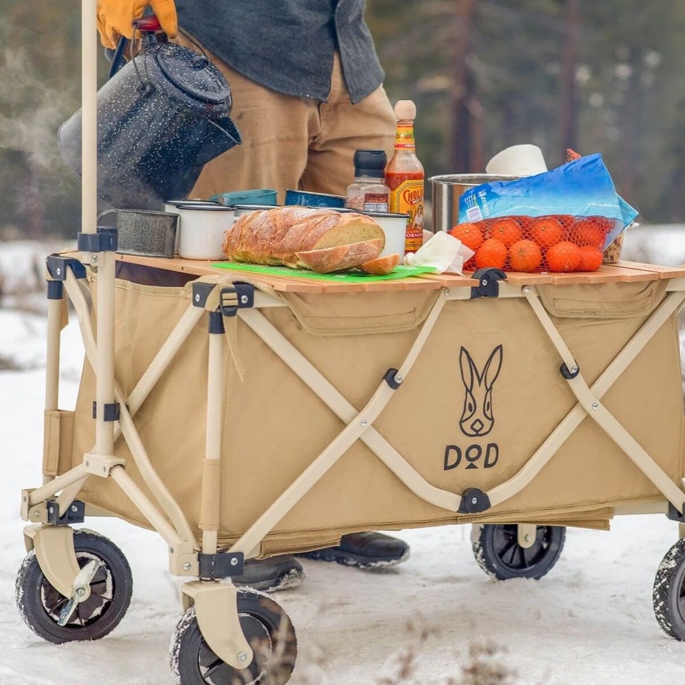 DOD Outdoors Uma Folding Wagon Tan, One Size