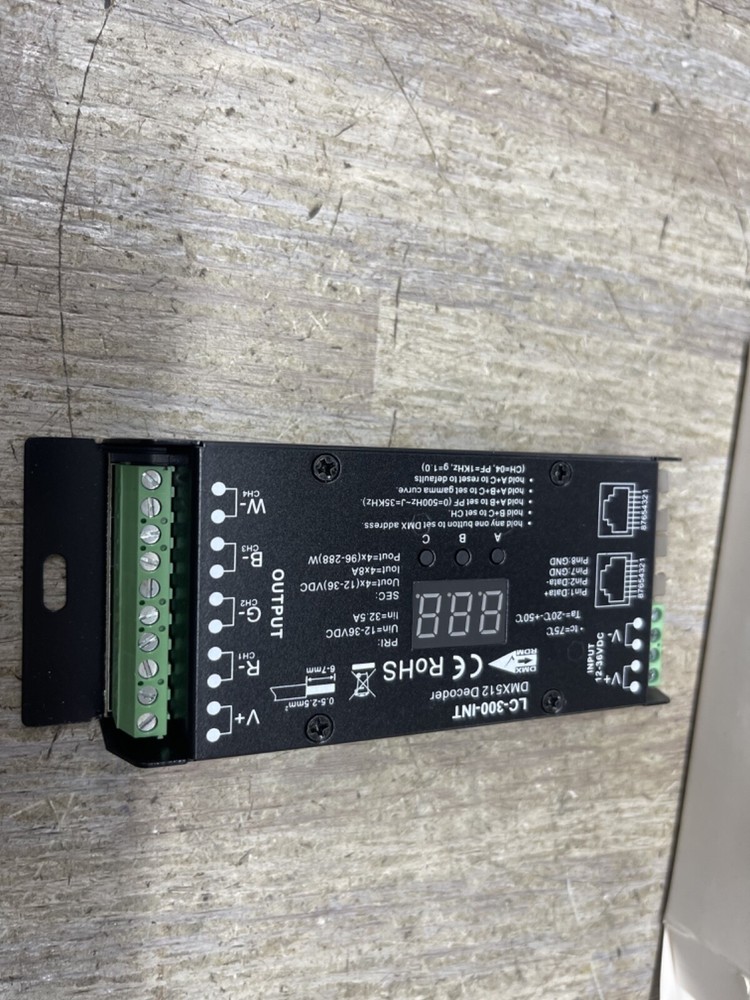 ADVANCED DMX INTERFACE LC-300-INT dmx512 decoder new
