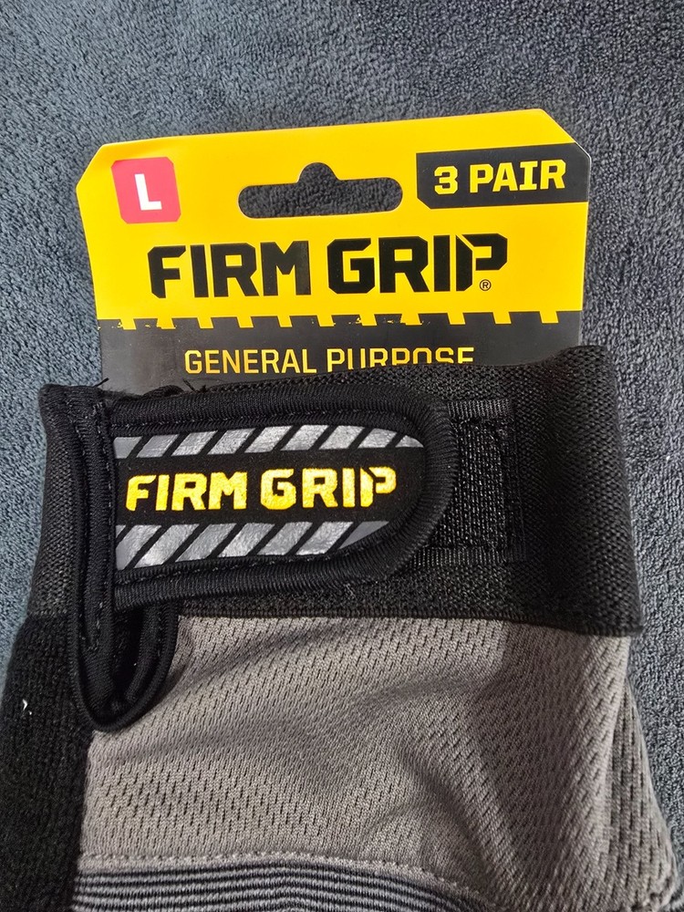 Firm Grip Large General-Purpose Work Gloves (3-Pack)