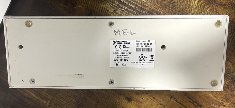 National Instruments NI cDAQ-9172 CompactDAQ Chassis with stand