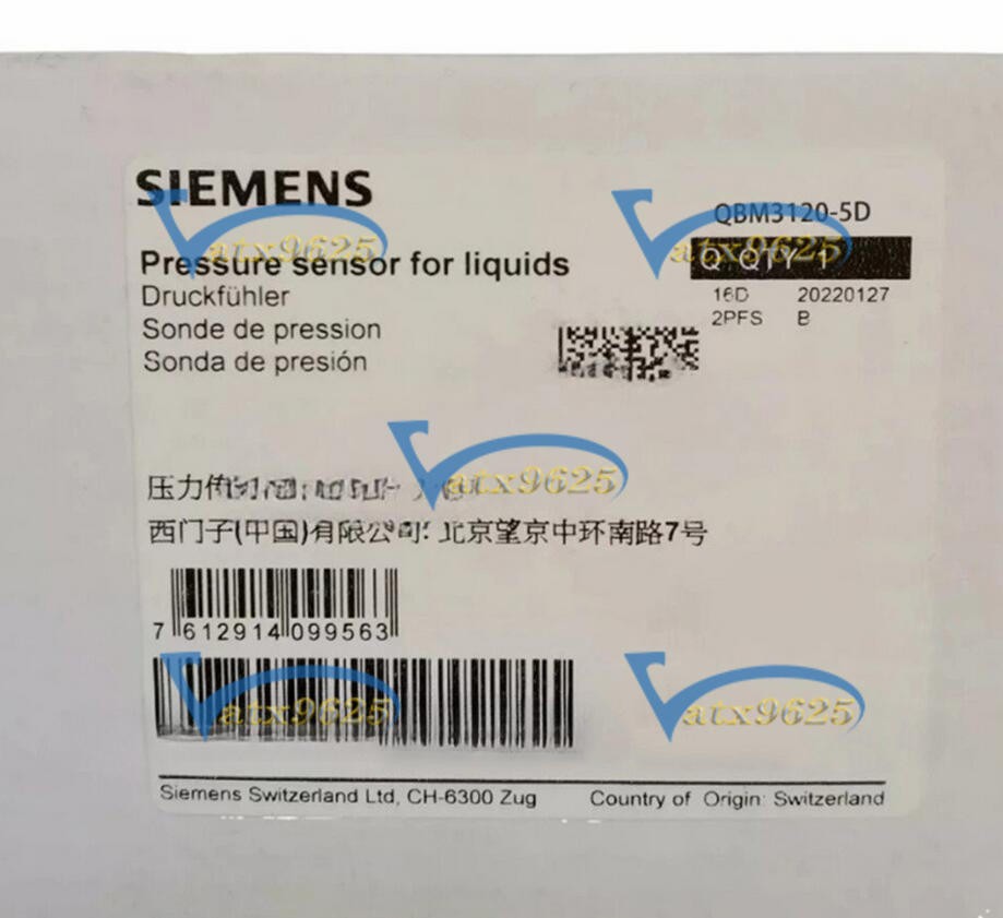 ONE Siemens QBM3120-5D difference pressure sensor New