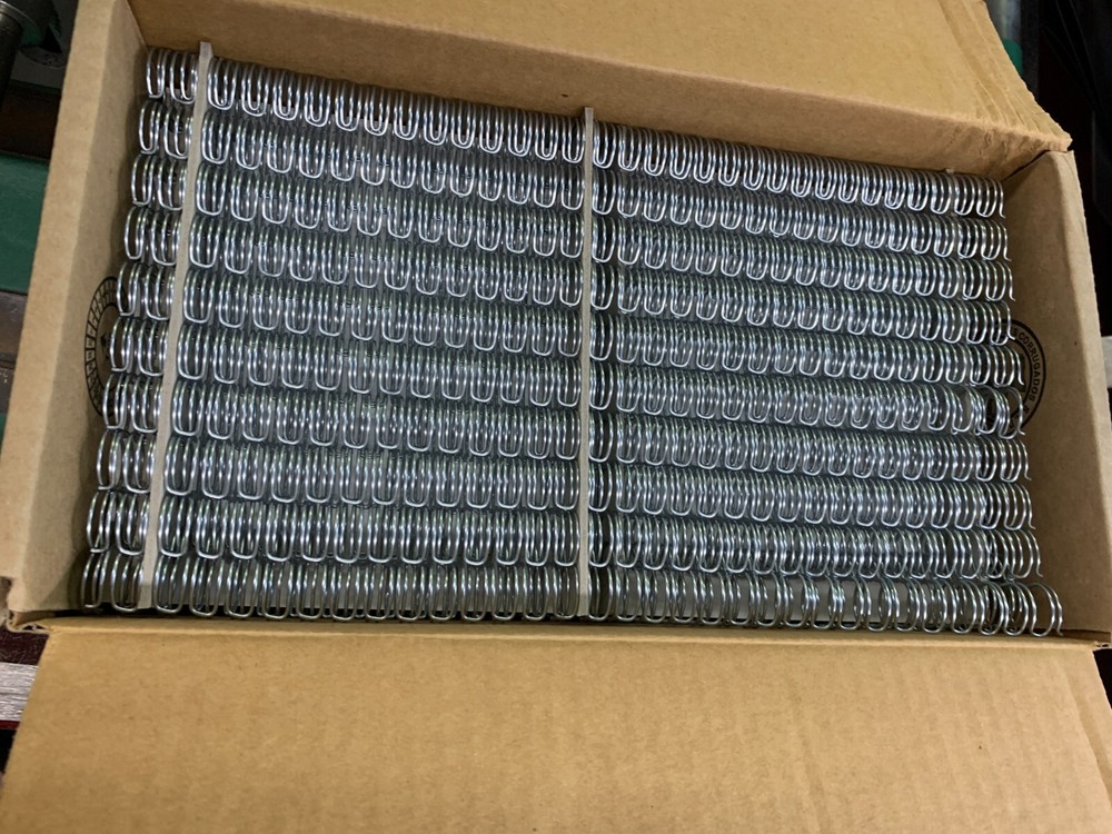 9/16"/14mm GBC WireBind - Binding Spines-100/Box - SILVER