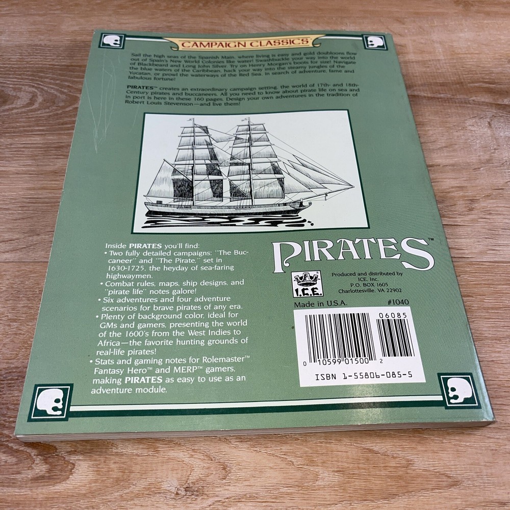 Rolemaster: Campaign Classics - Pirates I.C.E Games #1040