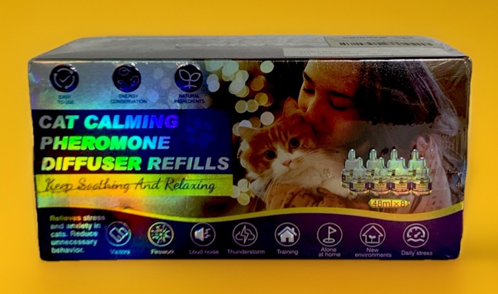 NEW Cat Calming Diffuser Refill 8 Pack Pheromones Multicat Diffuser Plug