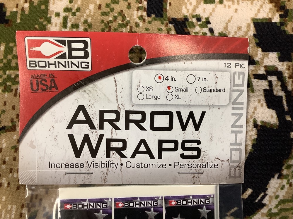 Bohning Archery Arrow Wraps 4 Inches Small 12 Pack
