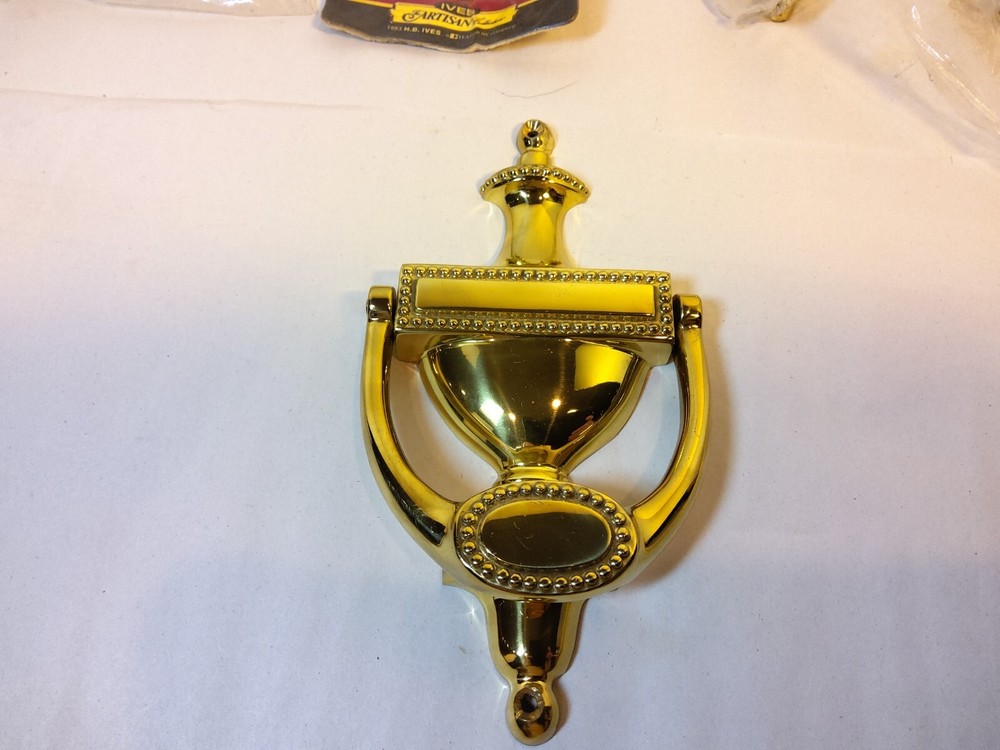 4 solid brass door knockers NEW