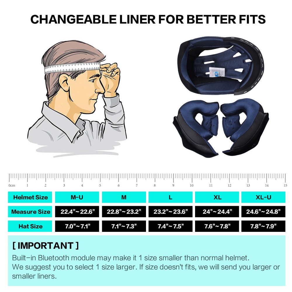 Motorcycle Helmet Modular Dual Visor & Bluetooth Headset Intercom & Gloves DOT