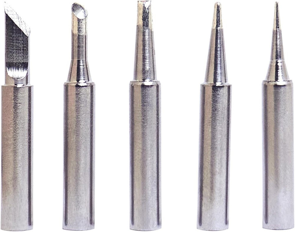 5pcs Universal Soldering Iron Tips Set for Hakko & More