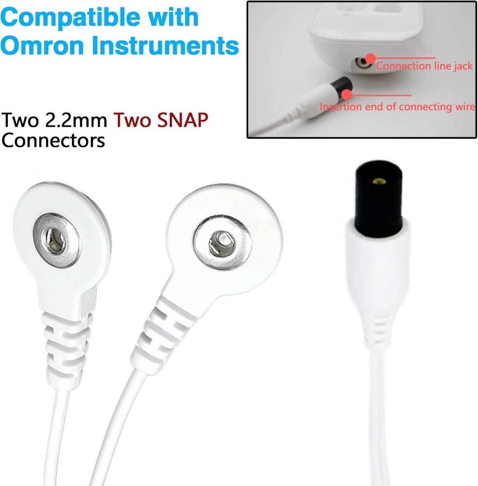 Omron TENS Unit Lead Wires Premium Quality Replacement