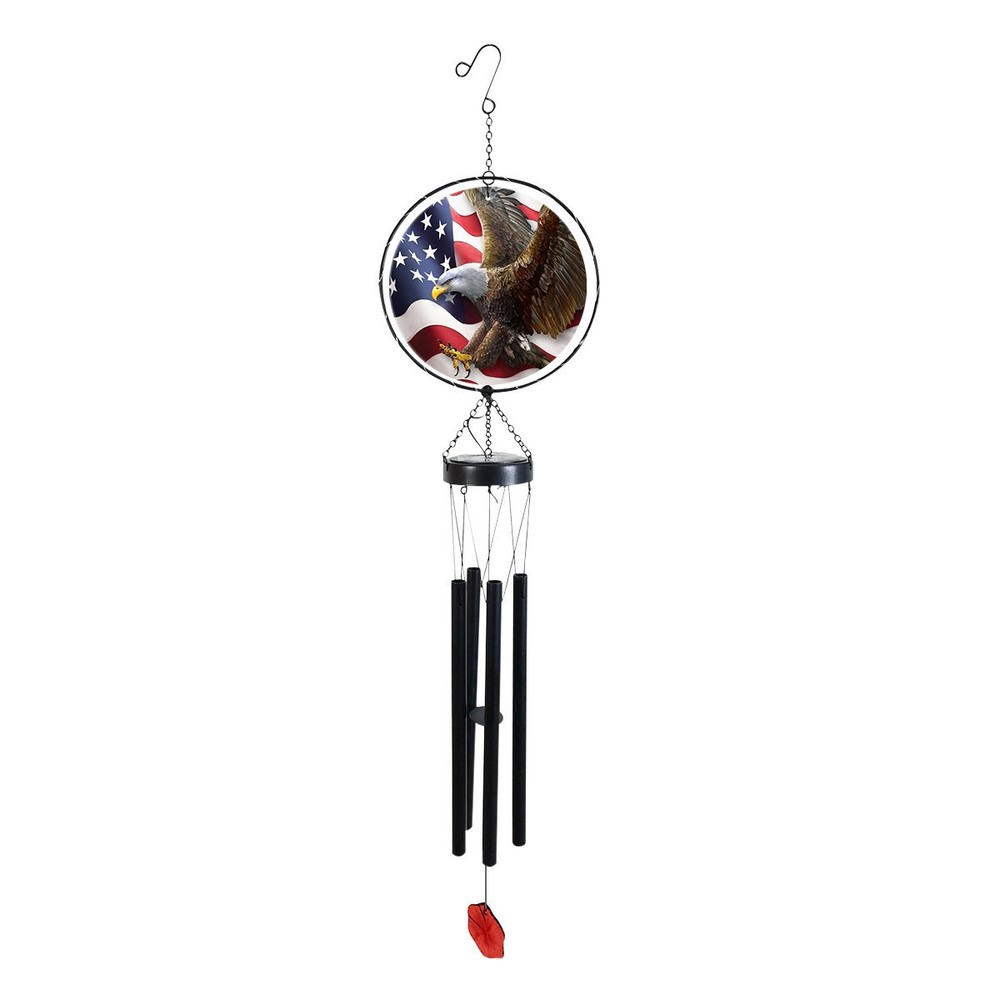 Briarwood Lane Freedom Eagle Illuminated Wind Chime