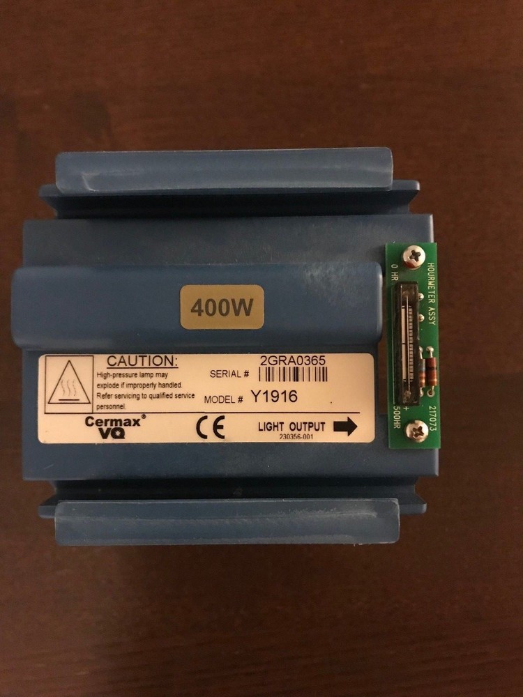 Cermax VQ Y1916 Xenon lighting 400W