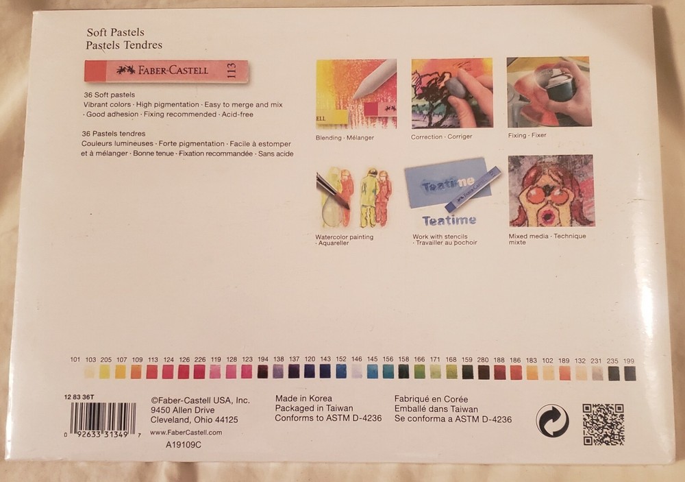 Faber Castell 36 Soft Pastels