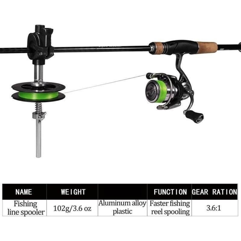 Line Spooler Machine for Casting Reel Spooling Station Spooling Tool