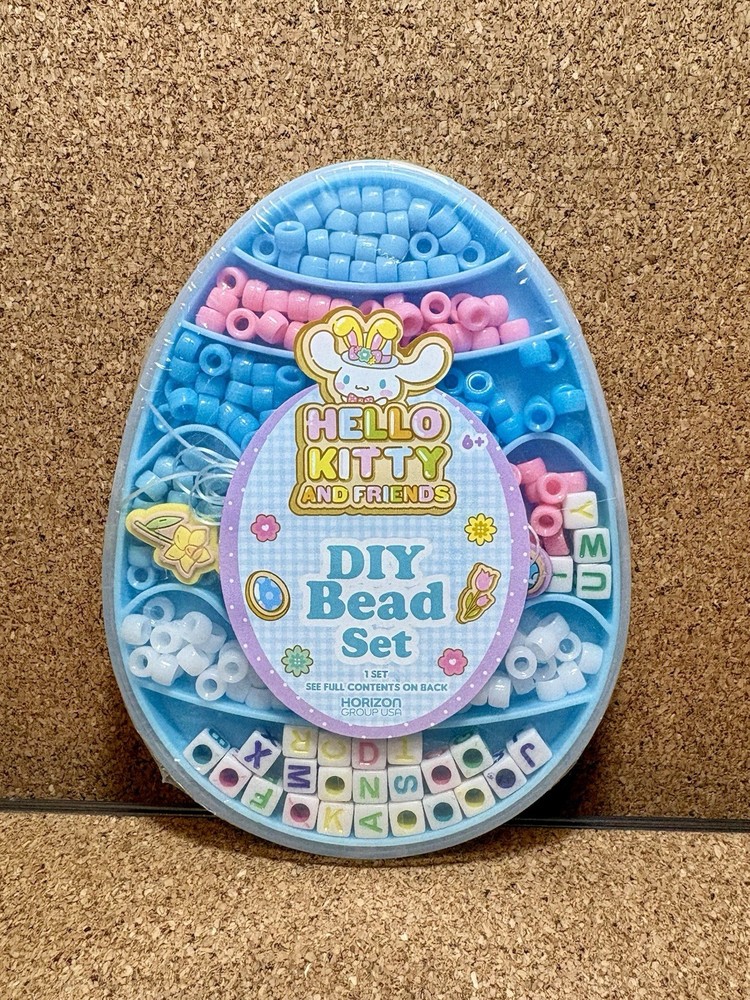 Easter Toy - Hello Kitty DIY Bead Set Easter Egg NEW