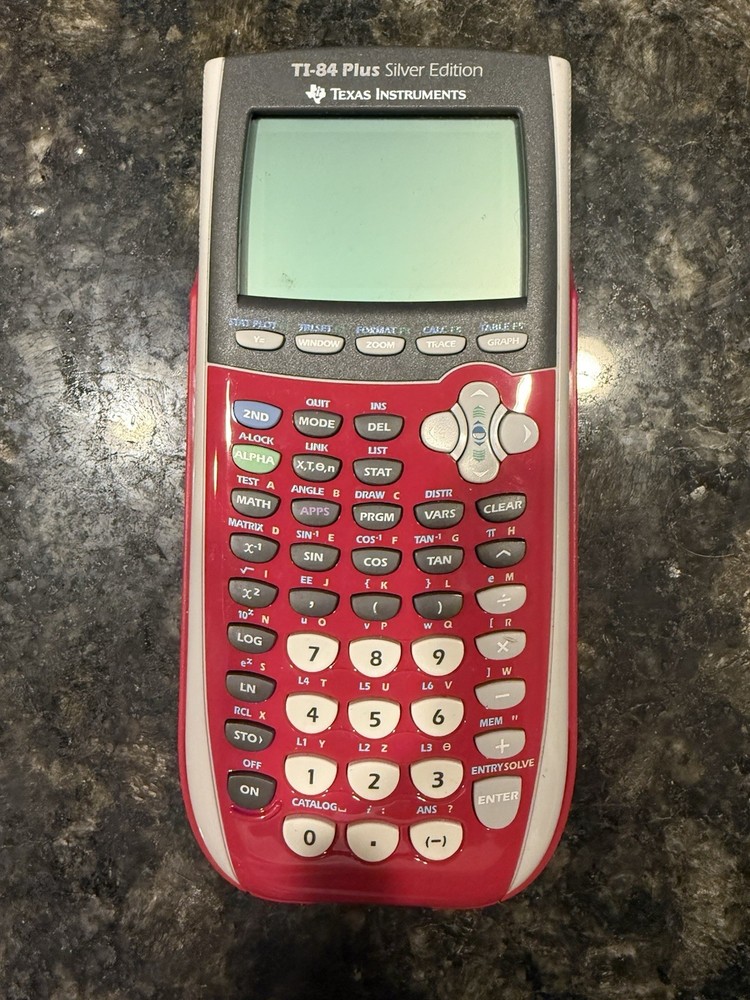 Texas Instruments TI-84 Plus C Silver Edition Graphing Calculator - Pink