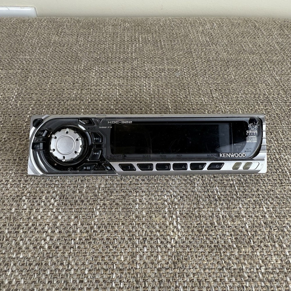 KENWOOD KDC-322 FACEPLATE ONLY (TESTED / WORKING)