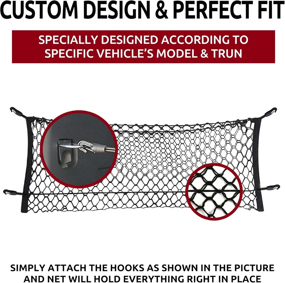 Envelope-Style Car Elastic Trunk Net - SUV Luggage Net