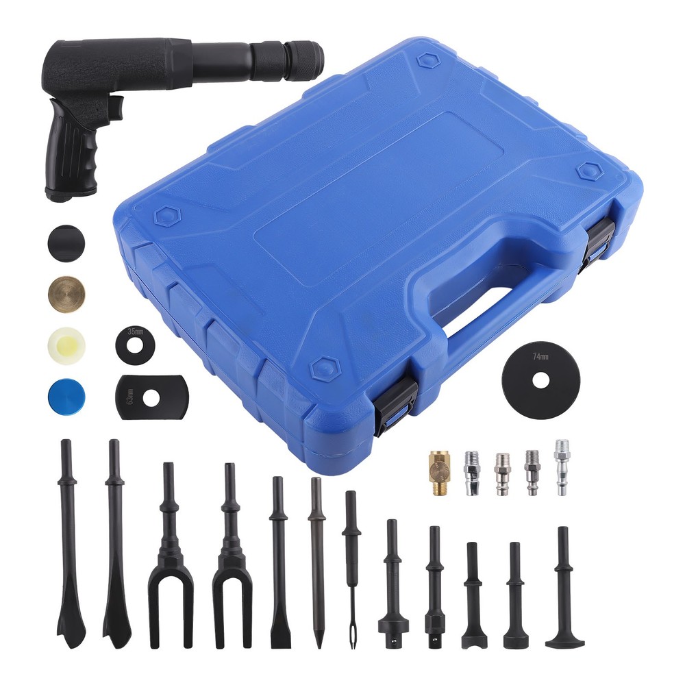 Air Hammer with 19-Piece Tool Plus Set Multifunctional Pneumatic Hammer Kit