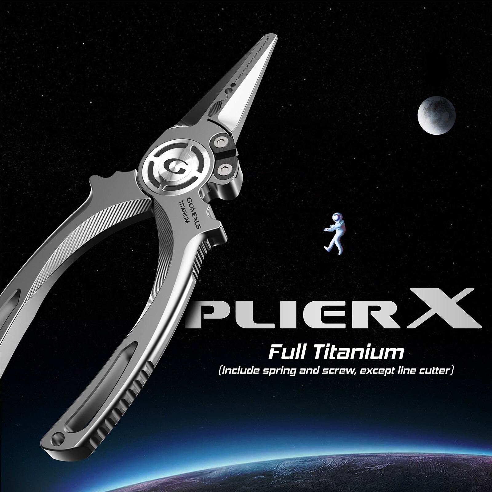 Gomexus Plier X Titanium Fishing Pliers 7''
