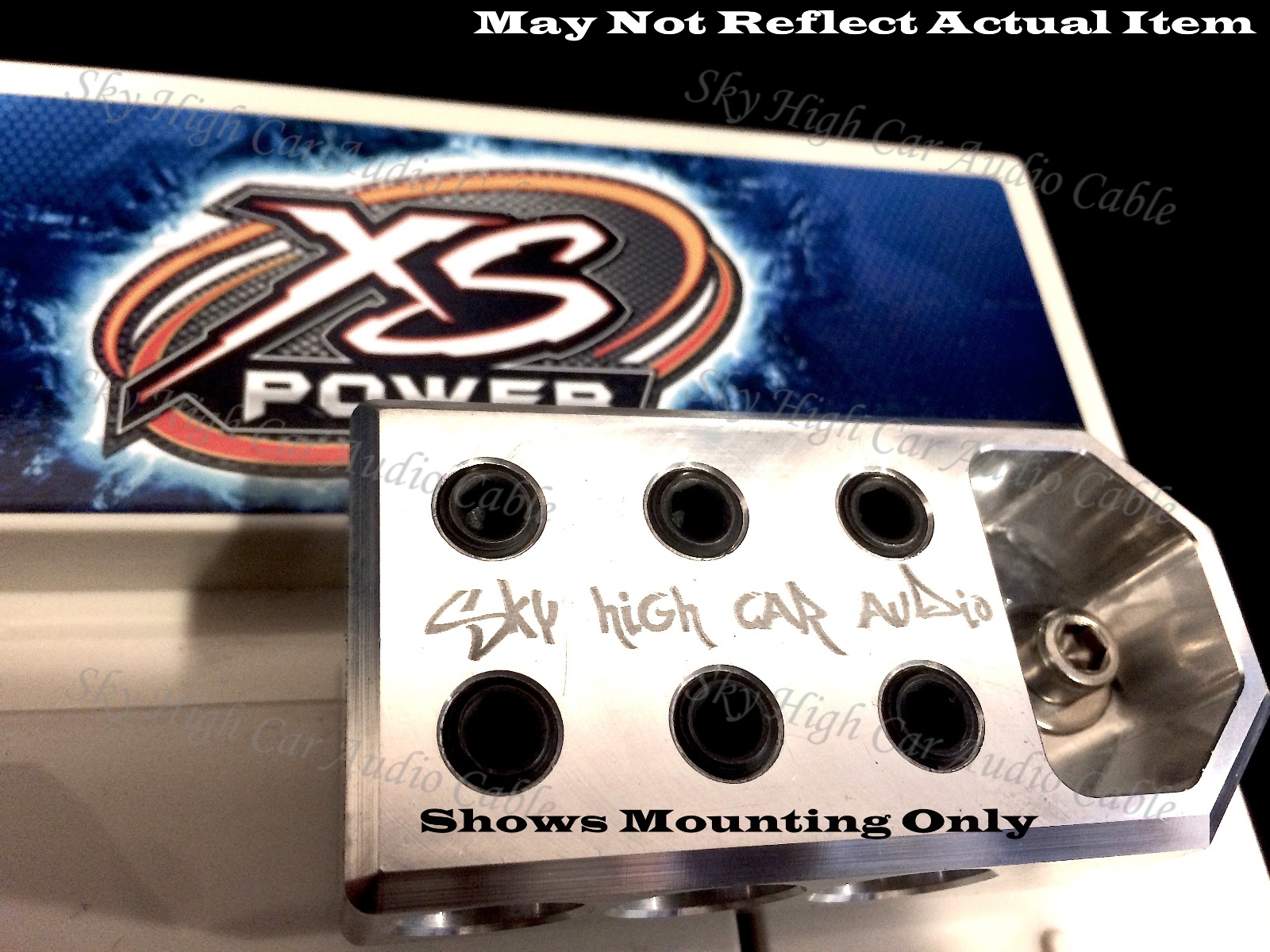 Pair of Sky High Car Audio (4) 1/0 or 2/0 Gauge BATTERY TERMINALS BOLT USE ONLY