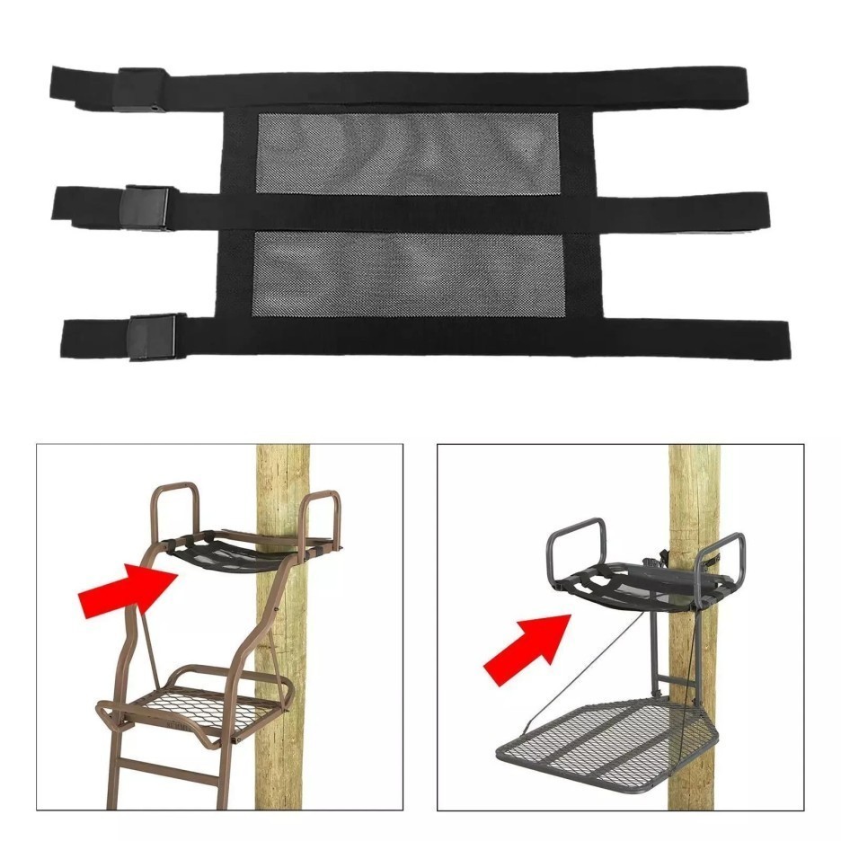 Universal Fitting Tree Stand Seat Replacement Adjustable for Ladder Stand Seat