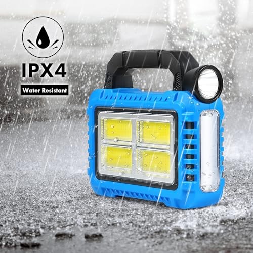 Solar Lantern, LED Flashlight for Power Outages, Portable Camping 4 Pack