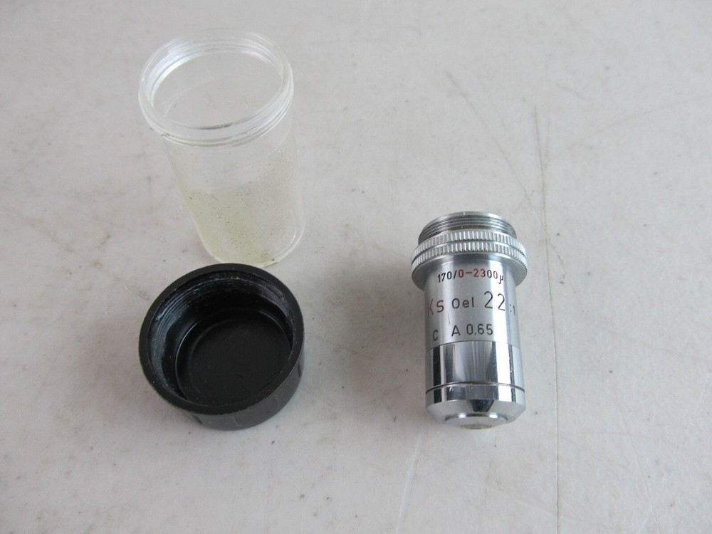 Leitz Wetzlar Ks Oel 22 170 / 0-2300u C A .65 Microscope Objective