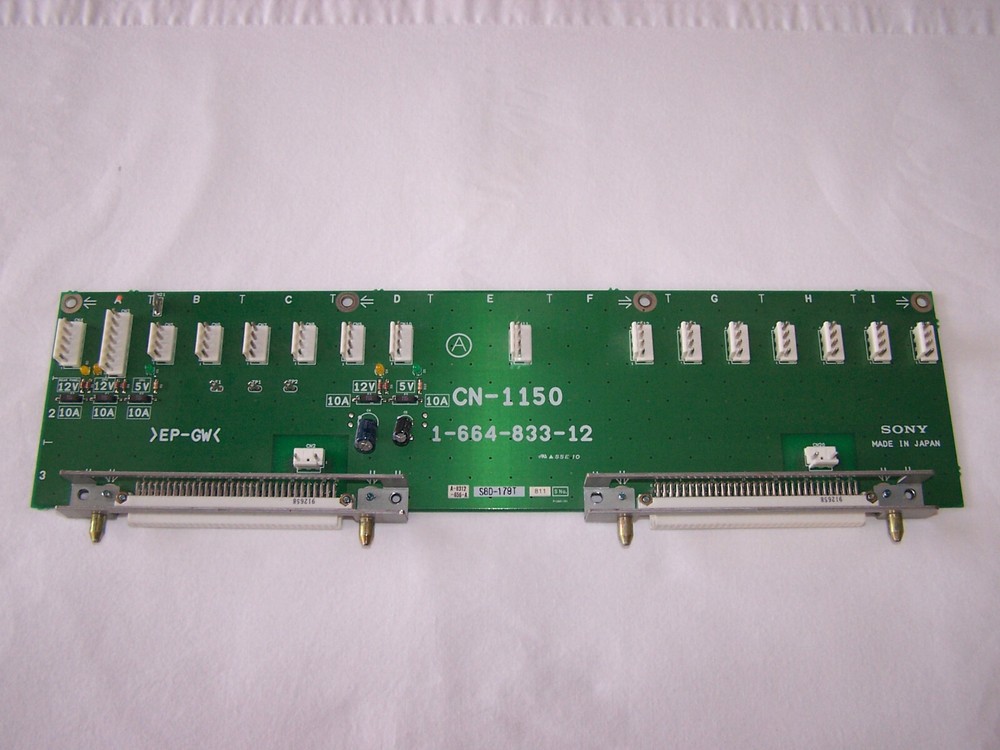 Sony DVS 7150 On-Board Power Supply Plug Panel.