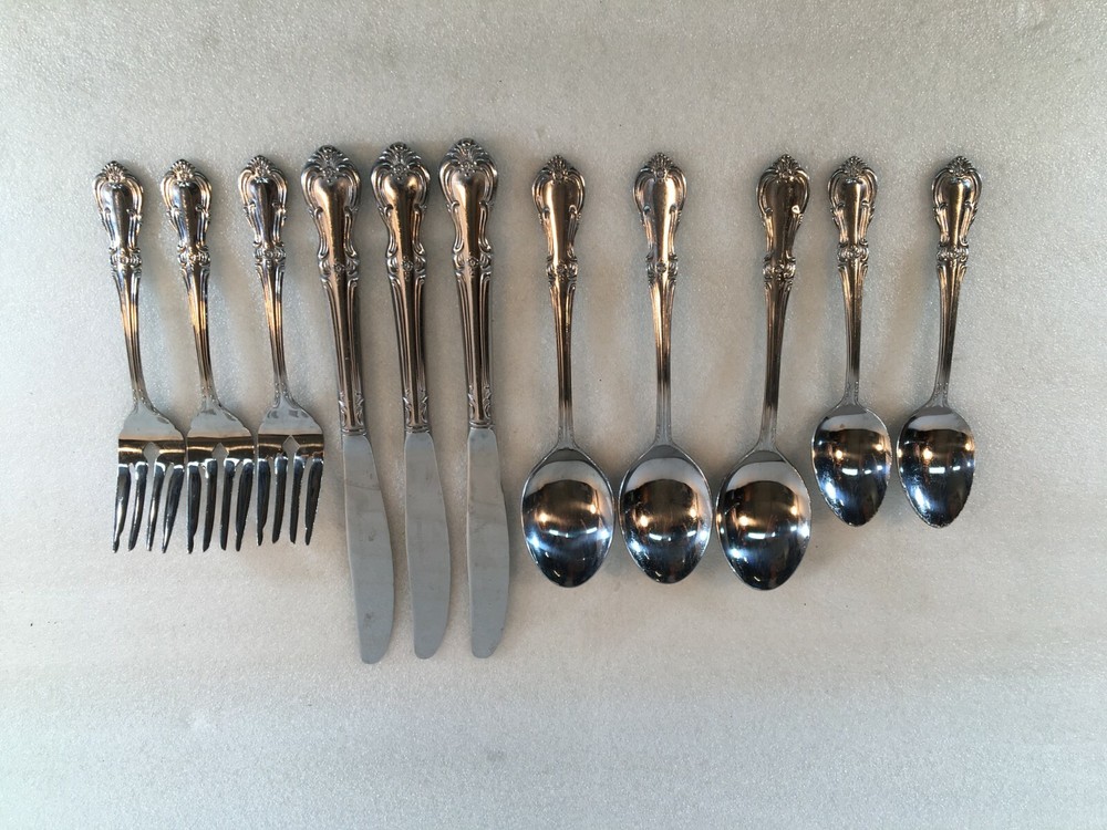 VICTORIA by Salem 11 Assorted Pieces Stainless Flatware