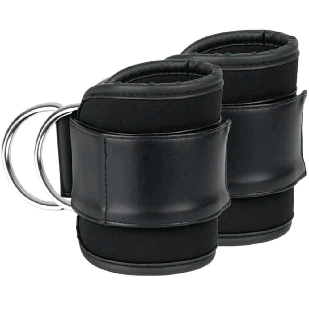 Adjustable Ankle Straps Kickback Attachment Pulley for Cable Machine (1 Pair)