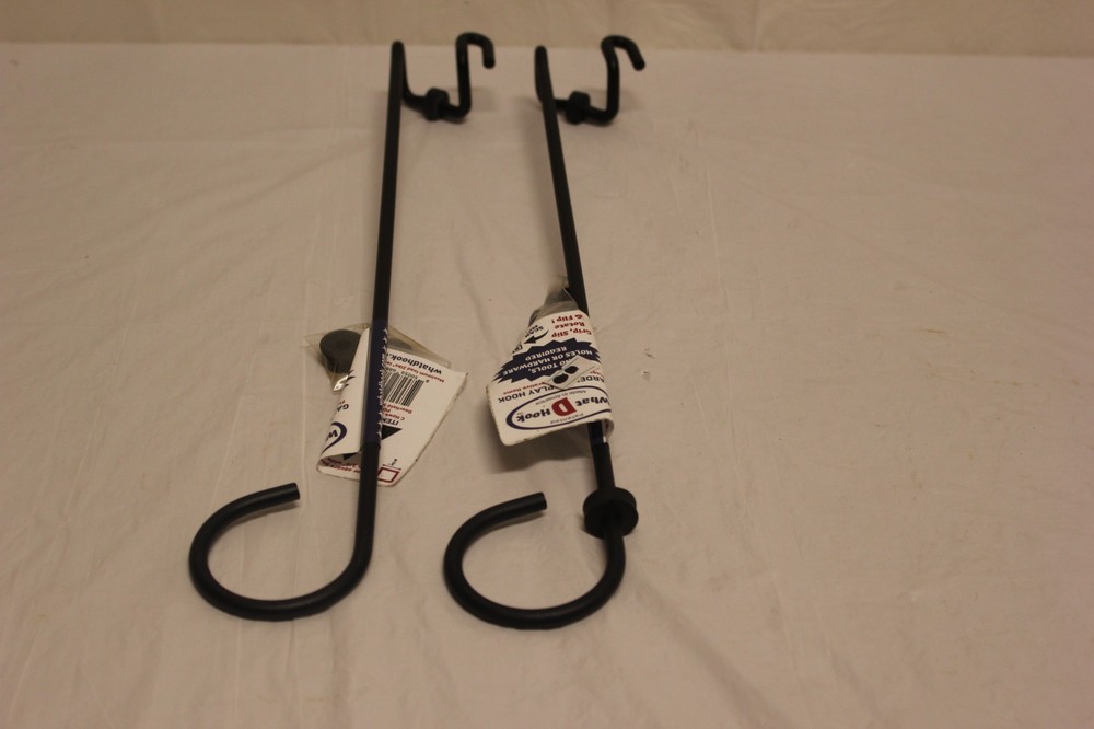 2x What D Hook 3/4" Deck Rail Post Garden Display Hook No Hardware Needed G2