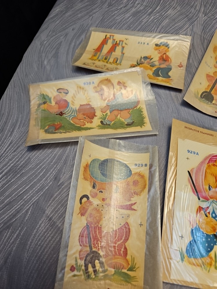 9 vtg duro Decorative Transfers #15