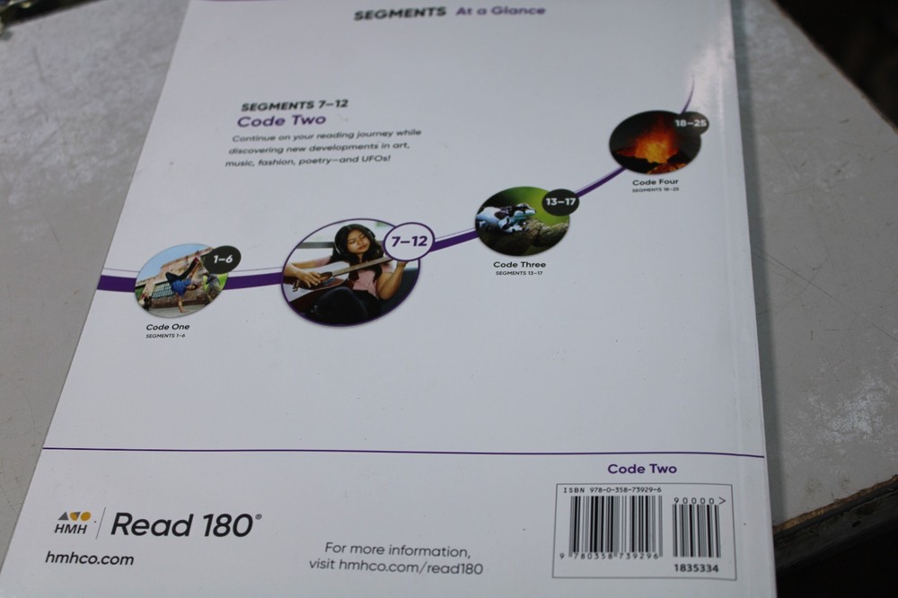 Read 180, Real Book , Segments 7-12, Code Two, Teachinng Guide