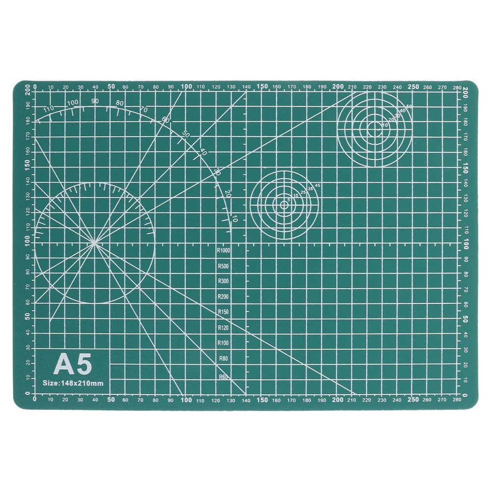 Double Sided Marking Cutting Board Mat for Models Craft Table Protector