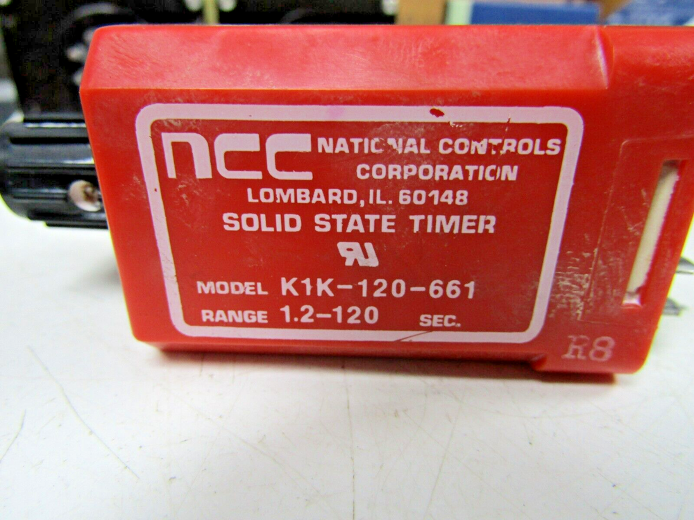 🔥 NCC 1.2-120 SECOND SOLID STATE TIMER 10 BLADE K1K-120-661
