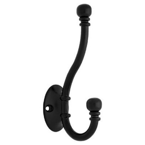 B46305C-FB Flat Black Ball End Coat Hat Robe Hook