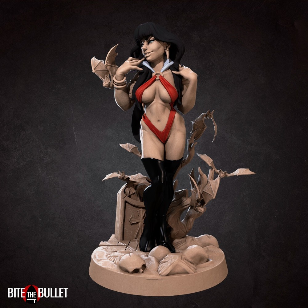 Bite the Bullet Fantasy Miniature Bundle Vampire Clan 7 miniatures plus bust