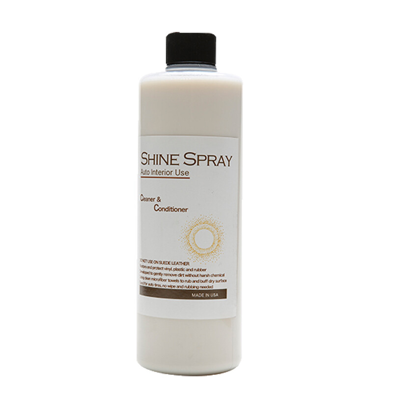 Shine Spray Formula & 2-in-1 Leather Cleaner Conditioner