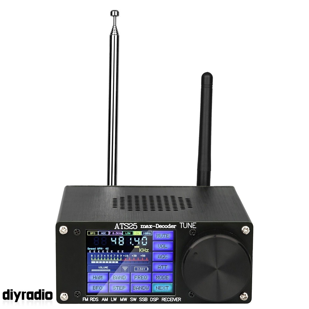 HamGeek ATS25max-Decoder Si4732 Full Band Radio Receiver DSP SW +Activation Code