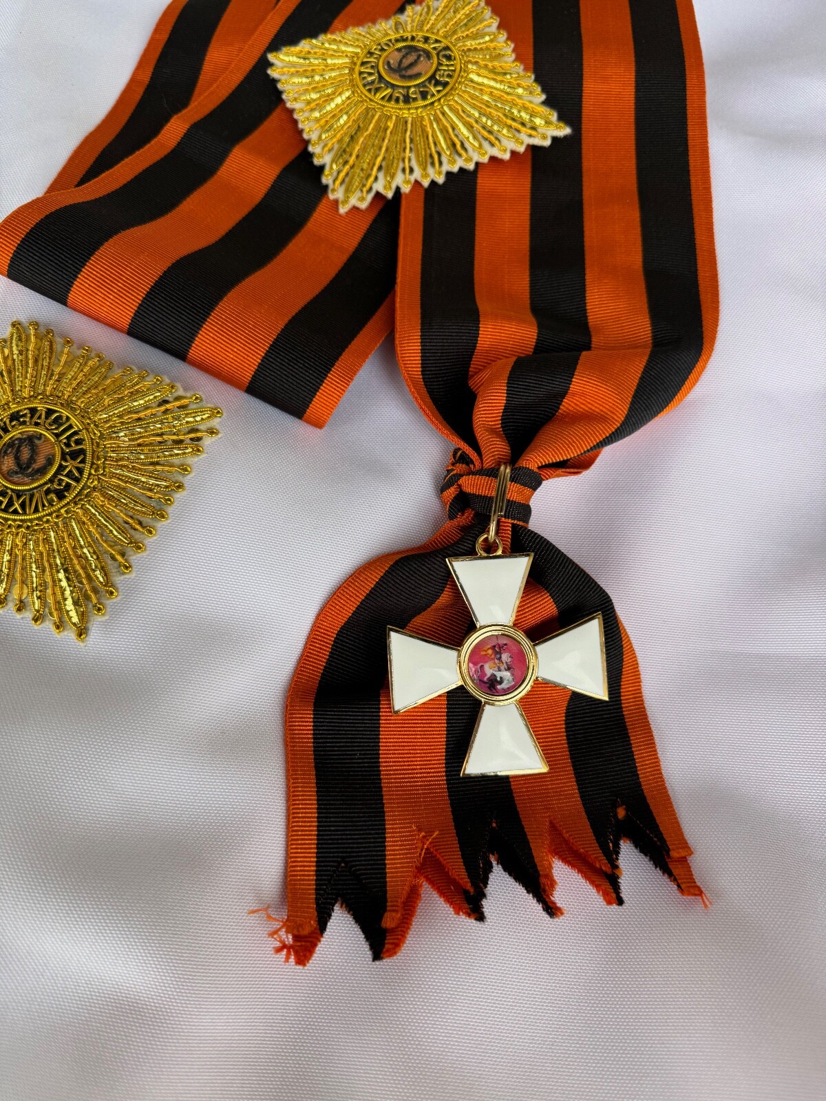 Russian Imperial Order of St.George Embroidered star, perfect replica 1760-1850s