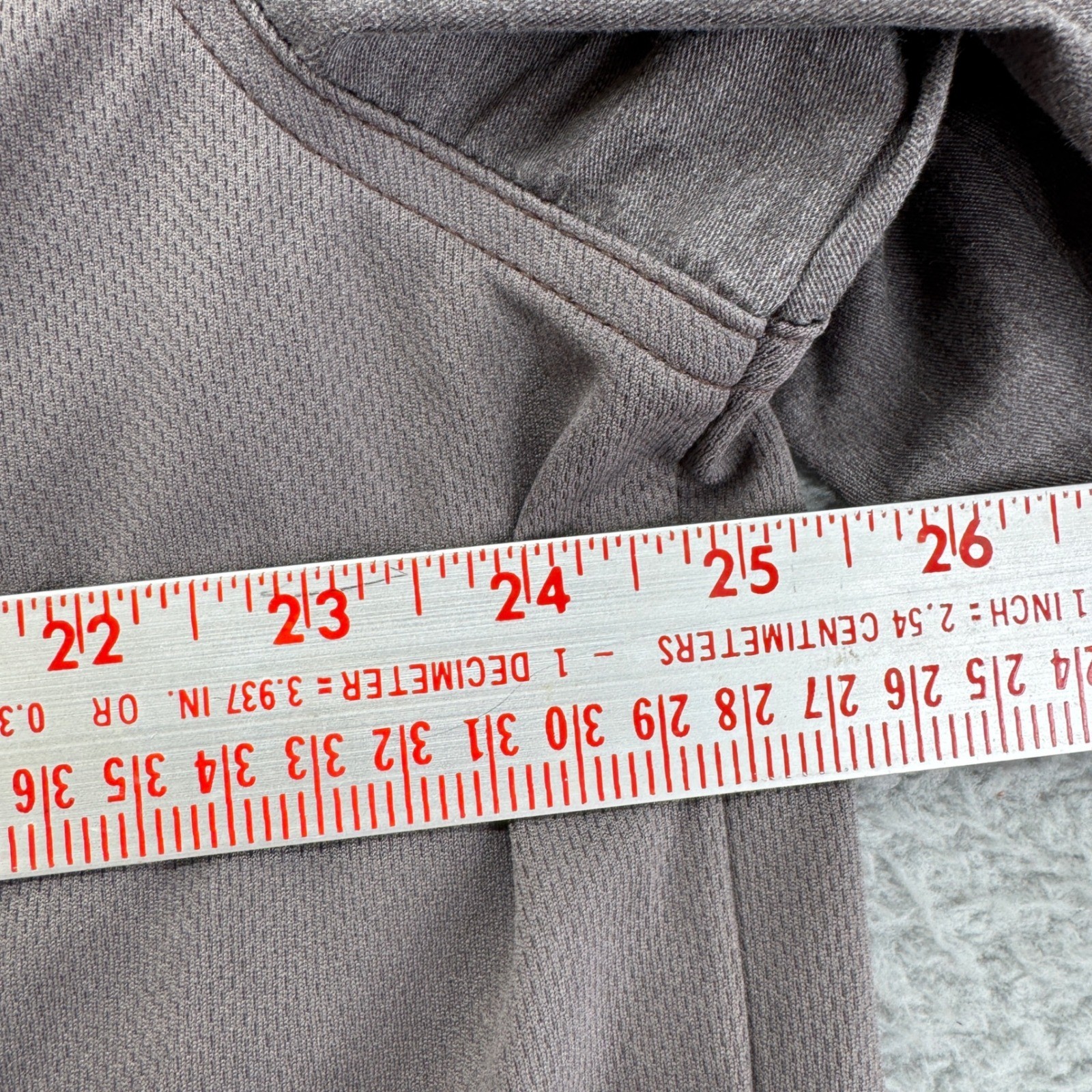 Chef Works Mens XL Chef Coat Jacket Gray Long Sleeve Zip Up Work Uniform