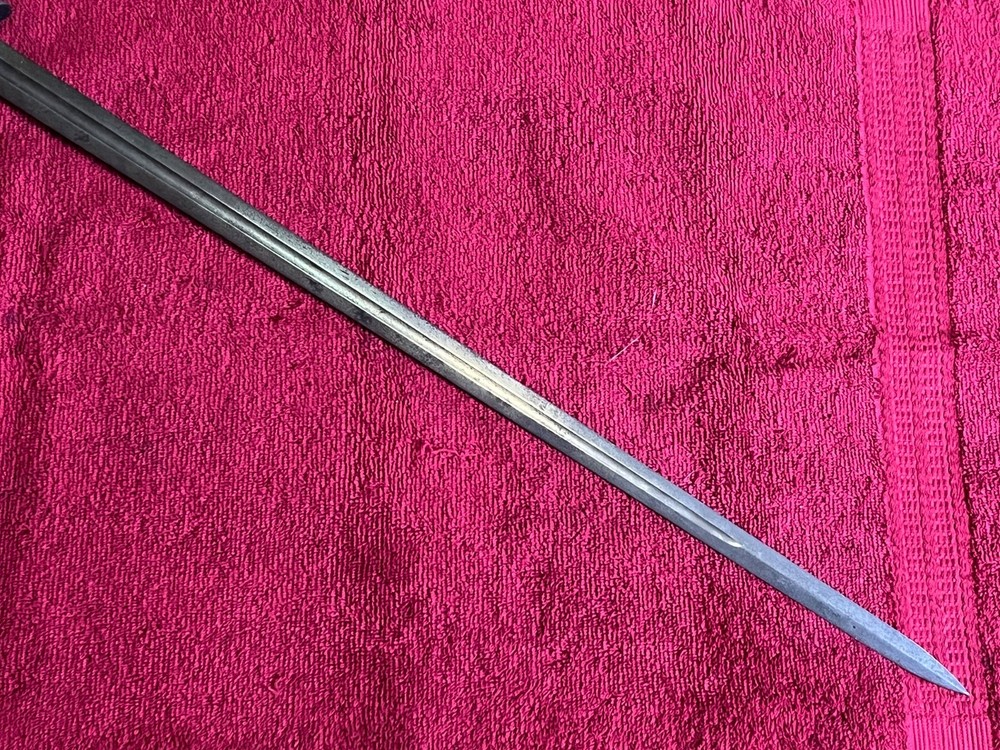 WWII OSS HALF SWORD DROP KNIFE WITH PATTON BLADE