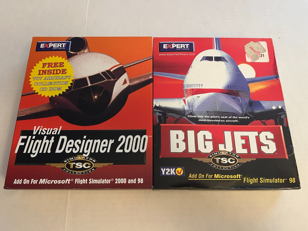 Microsoft Flight Simulator 98 Expansions - Visual Flight Designer 2000/ Big Jets