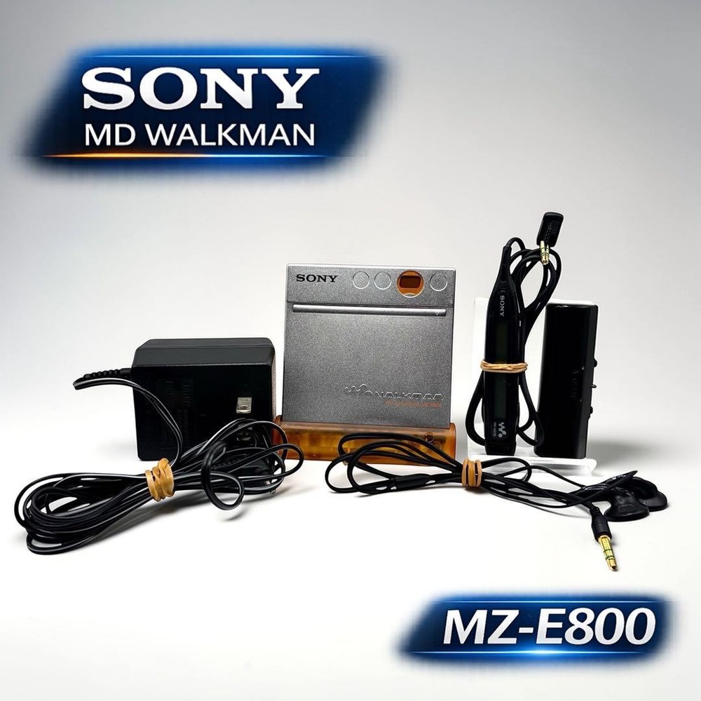 SONY MZ-E800 MiniDisc Player Walkman Playback Remote display Collector