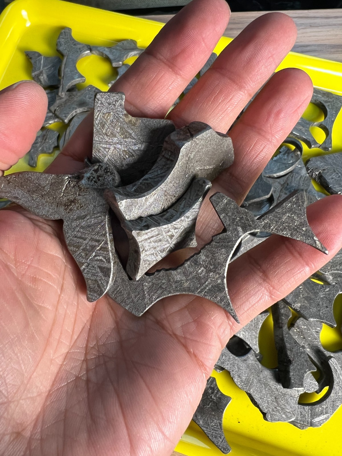 1000g Altay Iron Meteorite Space Meteorite Slice Aletai Meteorite Cut Slices